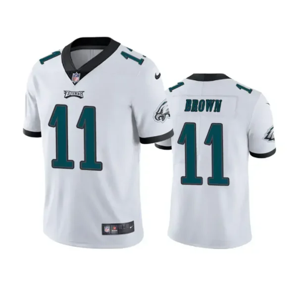 AJ Brown Jersey Vapor White