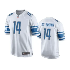 Amon Ra St Brown Jersey White