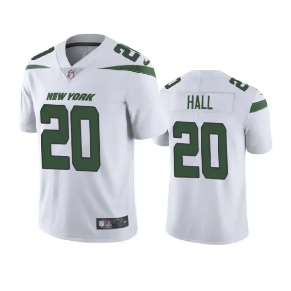 Breece Hall Jersey Vapor White