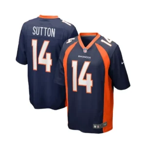 Courtland Sutton Jersey Navy 