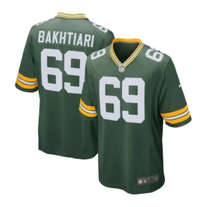 David Bakhtiari Jersey Green