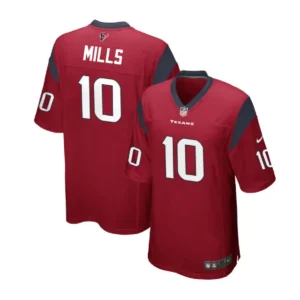 Davis Mills Jersey Red 