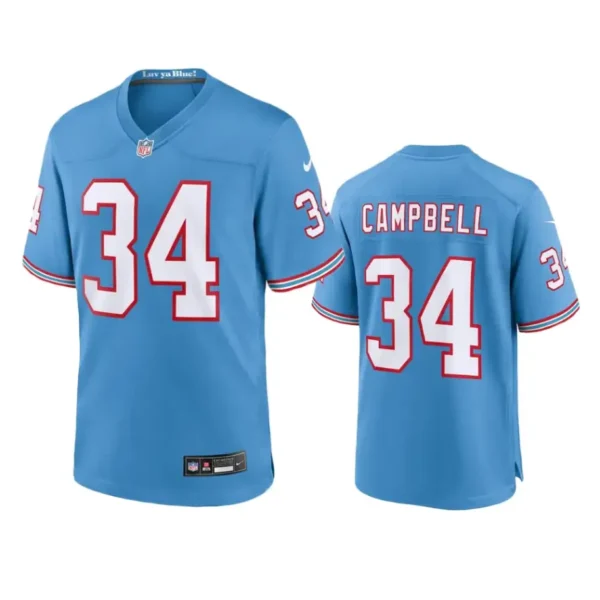 Earl Campbell Jersey Blue