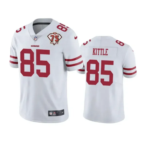 George Kittle Jersey Vapor White