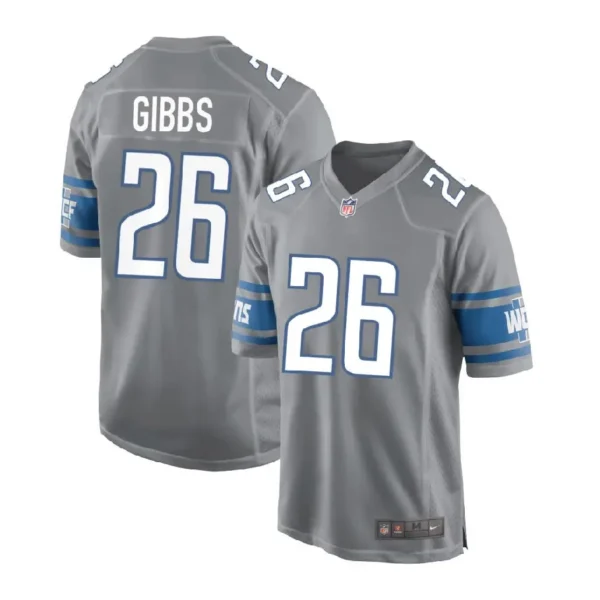 Jahmyr Gibbs Jersey Gray