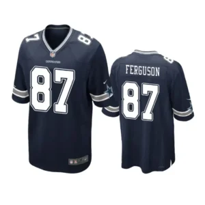 Jake Ferguson Jersey Navy 