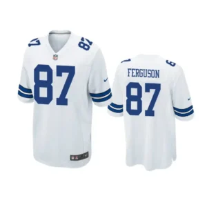 Jake Ferguson Jersey White 