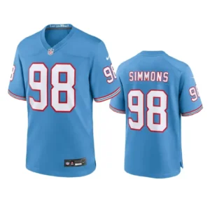 Jeffery Simmons Jersey Blue