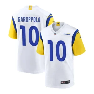 Jimmy Garoppolo Jersey Los Angeles Rams Game White