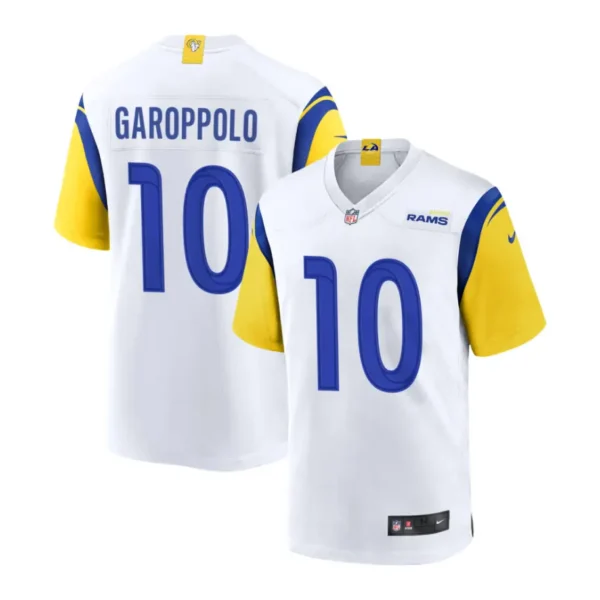 Jimmy Garoppolo Jersey Los Angeles Rams Game White