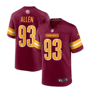 Jonathan Allen Jersey  Burgundy