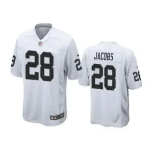 Josh Jacobs Jersey White 