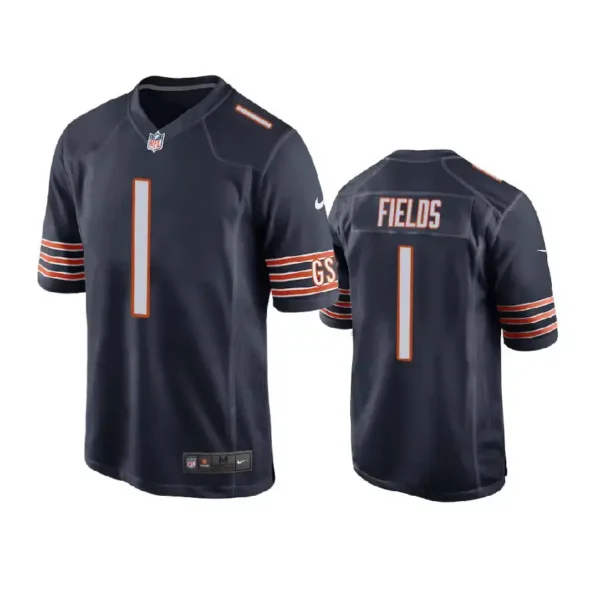 Justin Fields Jersey Navy