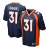 Justin Simmons Jersey Navy 