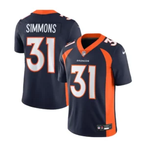 Justin Simmons Jersey Vapor Navy