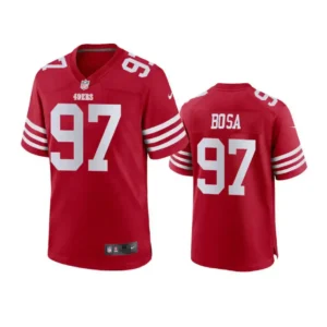 Nick Bosa Jersey Scarlet