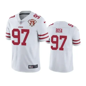 Nick Bosa Jersey Vapor White