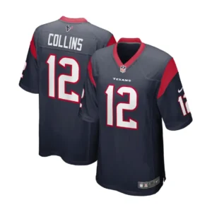 Nico Collins Jersey Navy 