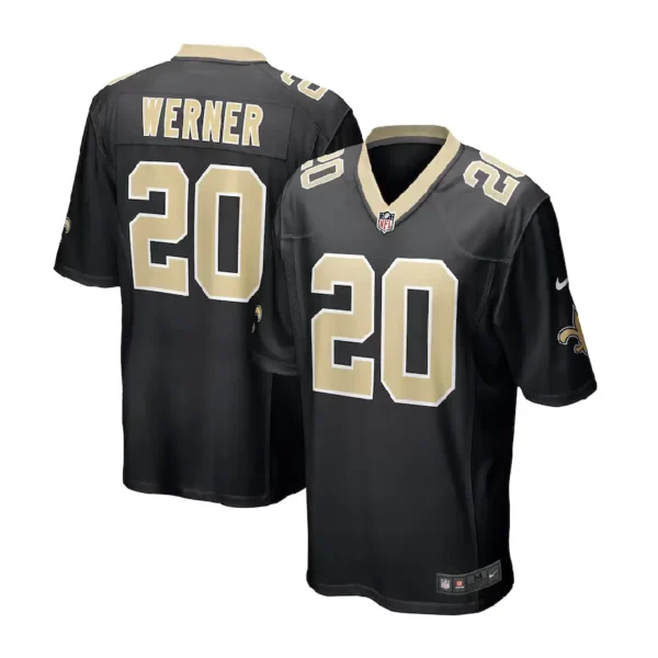 Pete Werner Jersey Black 