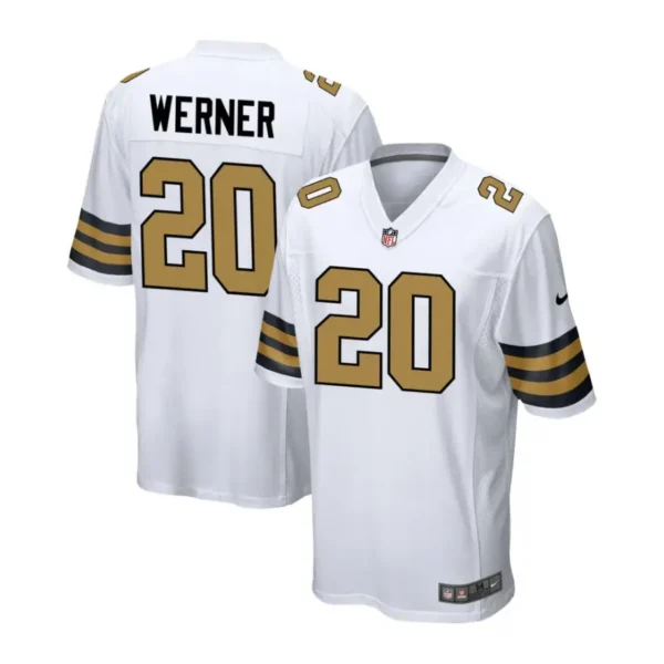 Pete Werner Jersey White 